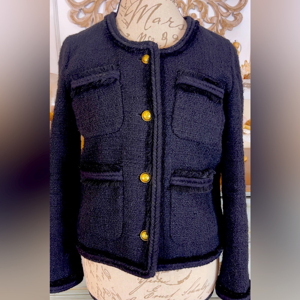 J Crew Boucle Lady Jacket Sz 6